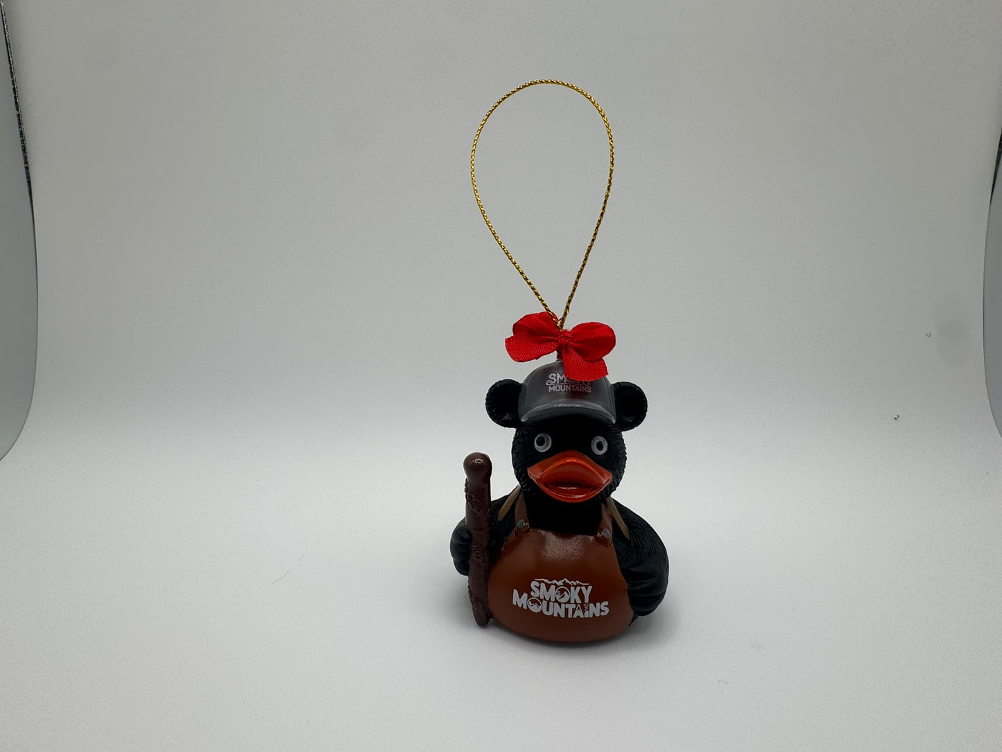 Smoky Mountain Bear Duck Ornament