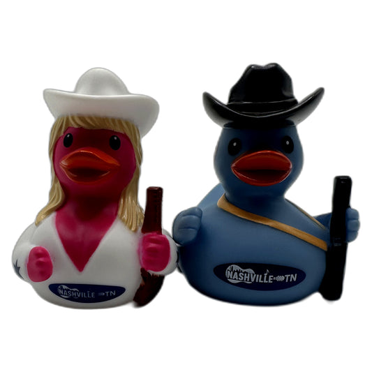 Nashville Rubber Duck 2-Pack — Cowgirl + Cowboy