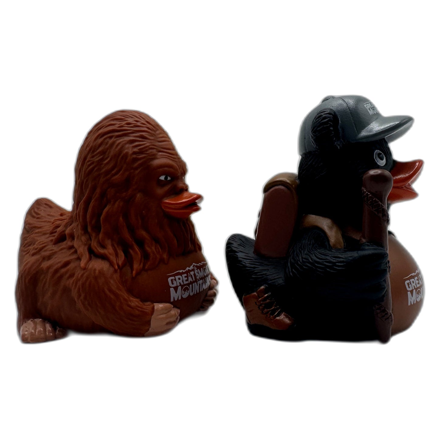Great Smoky Mountains 2-Pack — Bigfoot & Black Bear Rubber Ducks